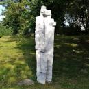 Sculpture in Wagrowiec (lake) (zakochani)